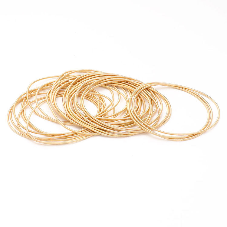 Gold Guitar String Stackable Stretch Bracelets, Beautifully crafted design adds a gorgeous glow to any outfit. Jewelry that fits your lifestyle! Perfect Birthday Gift, Anniversary Gift, Mother's Day Gift, Anniversary Gift, Graduation Gift, Prom Jewelry, Just Because Gift, Thank you Gift.