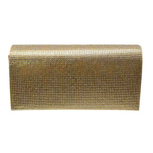 Gold Bling Evening Clutch Crossbody Bag, look like the ultimate fashionista even when carrying a small Clutch Crossbody for your money or credit cards. Great for when you need something small to carry or drop in your bag. Perfect for grab and go errands, keep your keys handy & ready for opening doors as soon as you arrive.