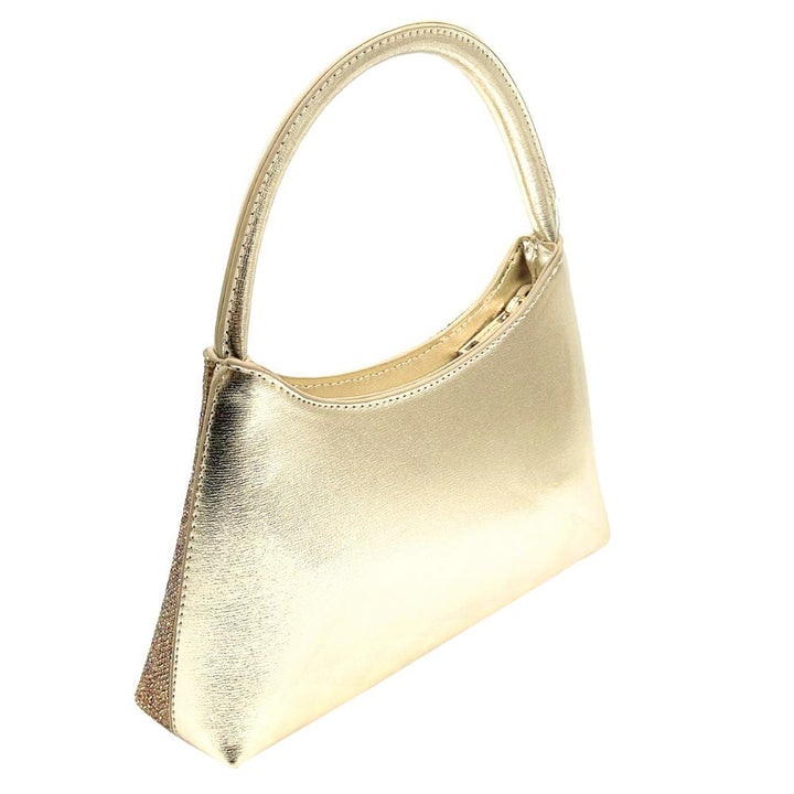 Gold Bling Tote Evening Bag, is beautifully designed and fit for all occasions & places. Show your trendy side with this awesome tote evening bag. Have fun and look stylish. Versatile enough for carrying straight through the week, perfectly lightweight to carry around all day.  Perfect for makeup, money, credit cards, keys or coins, and many more things. 