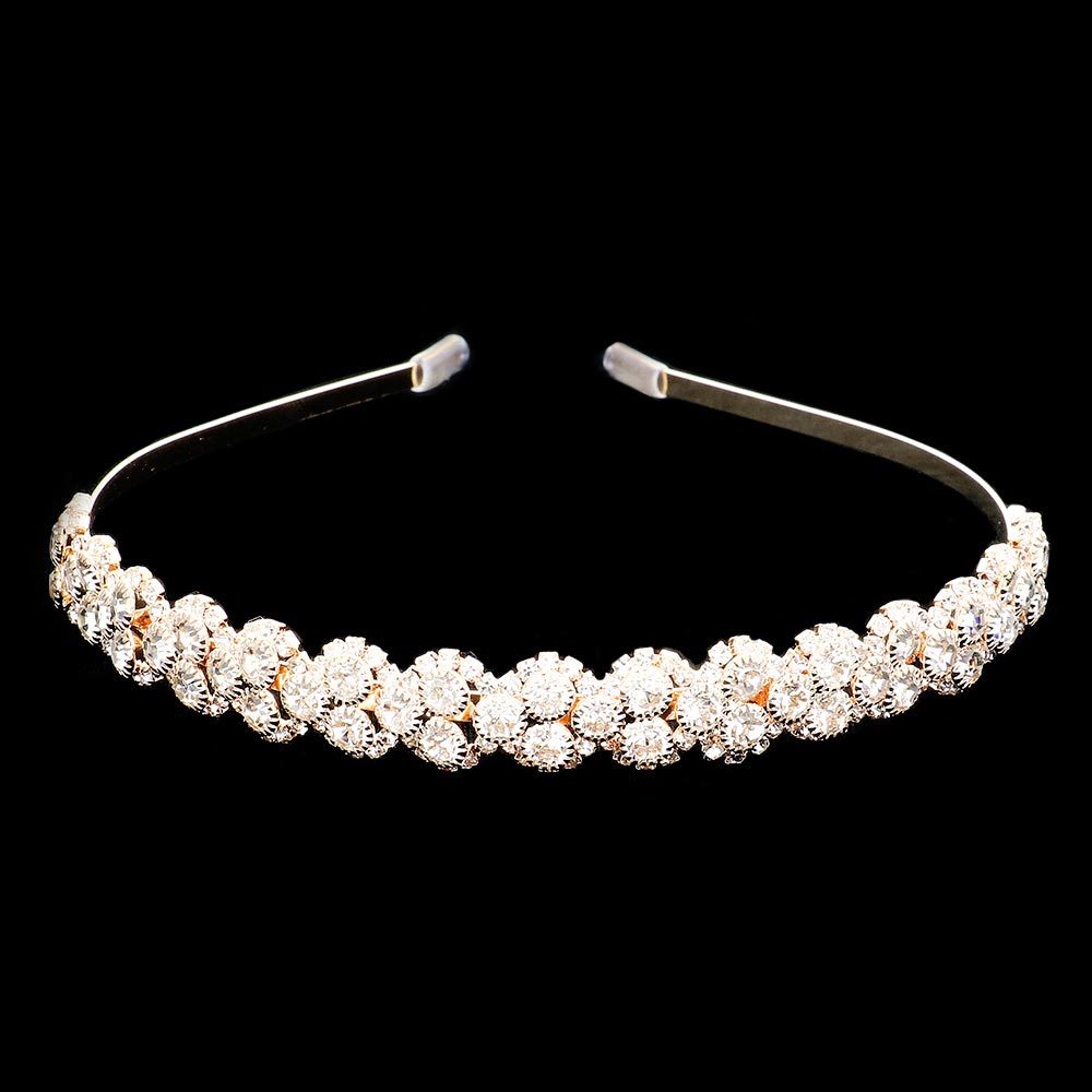 Gold Bubble Stone Accented Headband, amps up your hairstyle with a glamorous look on special occasions with this Bubble Stone Accented Headband! Perfect for adding just the right amount of shimmer & shine. These are Perfect Birthday Gifts, Anniversary Gifts, Mother's Day gifts, and Graduation gifts.