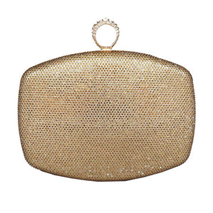 Gold Clasp Closure Shimmery Evening Clutch Bag, This high quality evening clutch is both unique and stylish. perfect for money, credit cards, keys or coins, comes with a wristlet for easy carrying, light and simple. Look like the ultimate fashionista carrying this trendy Shimmery Evening Clutch Bag!