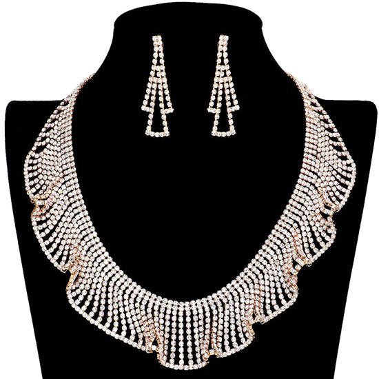 AB Silver Rhinestone Crystal Bib Necklace. These gorgeous bib necklace pieces will show your class in any special occasion. The elegance of these Stone goes unmatched, great for wearing at a party! stunning jewelry set will sparkle all night long making you shine like a diamond. Perfect jewelry to enhance your look. Suitable for wear Party, Wedding, Date Night or any special events. 