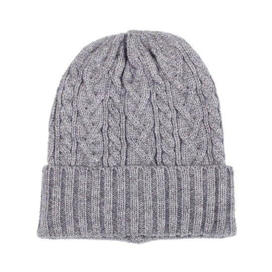 Gray Cable Knit Cuff Beanie. Take your winter outfit to the next level and have wonderful cable knit cuff beanie, Comfortable beanie keep your head and ear warm during the winter. These are perfect to go skiing, snowboarding, sledding, running, camping, traveling, ice skating and more. Awesome winter gift accessory! 