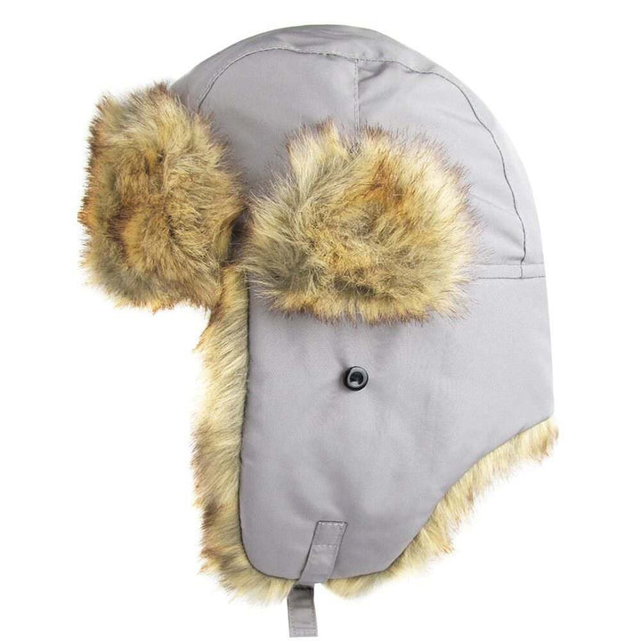 Faux Fur Trimmed Solid Trapper Hat Soft Faux Fur Hat Warm Fleece Lined Hat very comfortable winter hat is so soft, it’s plush Ear Flaps will keep you oh so warm, the faux fur lining keeps you toasty in the coldest weather. A cold winter must have! Perfect Gift Birthday, Christmas, Holiday, Anniversary, etc.