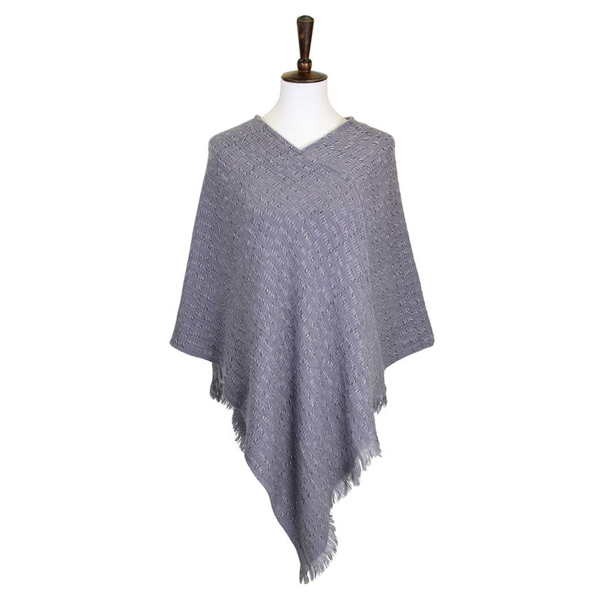 Gray Solid Plaid Poncho, these poncho is made of soft and breathable material. It keeps you absolutely warm and stylish at the same time! Easy to pair with so many tops. Suitable for Weekend, Work, Holiday, Beach, Party, Club, Night, Evening, Date, Casual and Other Occasions in Spring, Summer, and Autumn. Throw it on over so many pieces elevating any casual outfit! Perfect Gift for Wife, Mom, Birthday, Holiday, Anniversary, Fun Night Out.