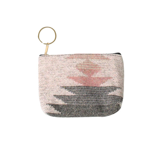 Gray Trendy Western Patterned Coin Card Purse, is very suitable for carrying makeup, money, credit cards, keys, or coins. It comes with a wristlet for easy carrying and is lightweight and simple. Put it in your bag and find it quickly with its bright colors. Great for running small errands while keeping your hands free. This trendy Coin Card Purse bag will be your new favorite accessory. Perfect Birthday Gift, Mother's Day Gift, Graduation Gift, or any other events.