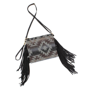 Gray Western Pattern Tassel Crossbody Clutch Bag. This high quality Crossbody Bag is both unique and stylish. Take your look from bland to glam with the bold attitude of this embellished clutch. The size enough to hold essentials like mobile phone, cards, cash, car keys, small wallet, mirror, lipstick and some makeups. perfect to match with your dress or to bring some bling to your outfit. suitable for weekend, wedding, evening party, prom, cocktail various parties, night out or formal occasions and so on.