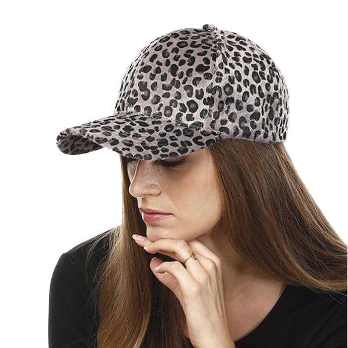 Gray Zebra Print Velcro Baseball Cap, is a fun cool vintage cap that is perfect for a bad hair day with an awesome look. You can pull your messy bun or high ponytail through. Fits perfectly and gives you a unique and confident look. Perfect to keep your hair away from your face while exercising, running, playing tennis, or just taking a walk outside. Stay smart in perfect style!