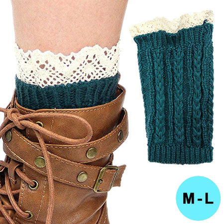 Green Beige Medium Large Cutie Pie Acrylic Leg Warmer Boot Topper, soft cutie pie leg warmer will shield your legs from cold winter weather ensuring all day comfort. Boot topper is soft, comfortable and warm adding a touch of sleek style to your look, show off your trendsetting style when you wear this leg warmer boot topper.