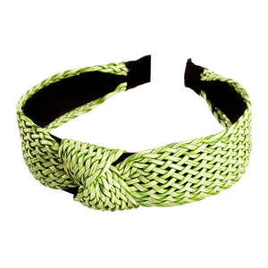 Green Braided Burnout Knot Headband, will make you feel extra glamorous. Push back your hair with this Braided Burnout headband, spice up any plain outfit! Be ready to receive compliments. Be the ultimate trendsetter wearing this chic headband with all your stylish outfits! Perfect for a covering up a bad hair day! Great gift for your or a loved one.