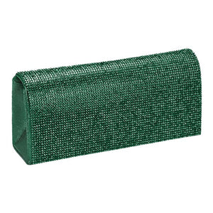 Green Shimmery Evening Clutch Bag, This evening purse bag is uniquely detailed, featuring a bright, sparkly finish giving this bag that sophisticated look that works for both classic and formal attire, will add a romantic & glamorous touch to your special day. This is the perfect evening purse for any fancy or formal occasion when you want to accessorize your dress, gown or evening attire during a wedding, bridesmaid bag, formal or on date night.