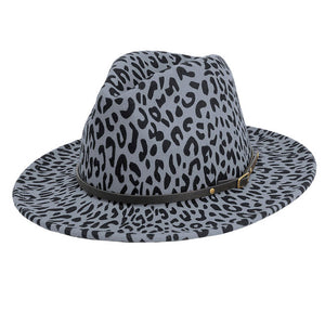 Grey Faux Leather Band Detailed Leopard Patterned Panama Hat, whether you’re basking under the summer sun at the beach, lounging by the pool, a great hat can keep you cool and comfortable even when the sun is high in the sky. Large, comfortable, and ideal for travelers who are spending time in the outdoors.