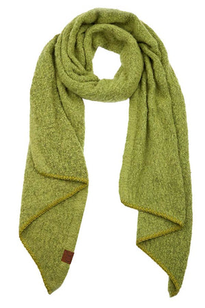 Guacamole C C Bias Cut Scarf With Whipstitched Edging, Add a beautiful look and touch of perfect class to your outfit in style. Nicely designed with whipstitched Edging that gives a unique yet awesome appearance with comfort and warmth. Perfect weight makes it wearable to complement your outfit, or with your favorite fall jacket. Great for daily wear in the cold winter to protect you against the chill.