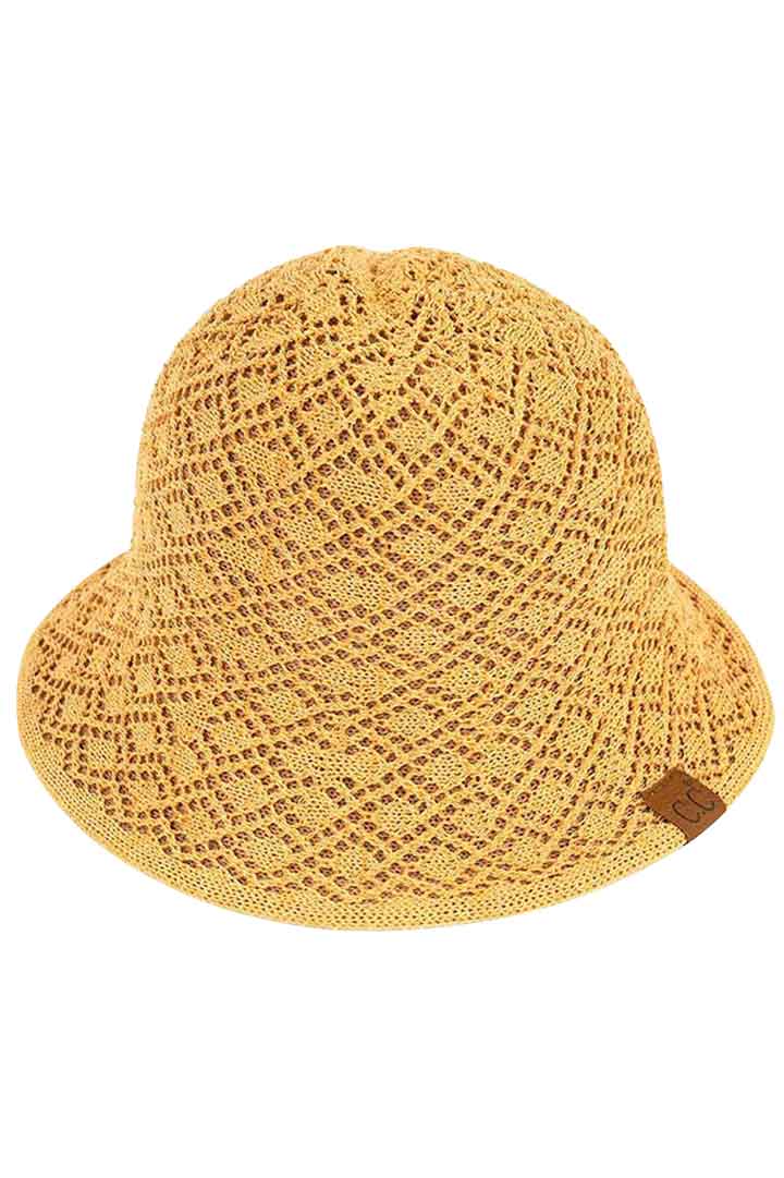 Honey Mustard C.C Cloche Bucket Hat, whether you’re basking under the summer sun at the beach, lounging by the pool, or kicking back with friends at the lake, a great hat can keep you cool and comfortable even when the sun is high in the sky. Large, comfortable, and perfect for keeping the sun off of your face, neck, and shoulders, ideal for travelers who are on vacation or just spending some time in the great outdoors.