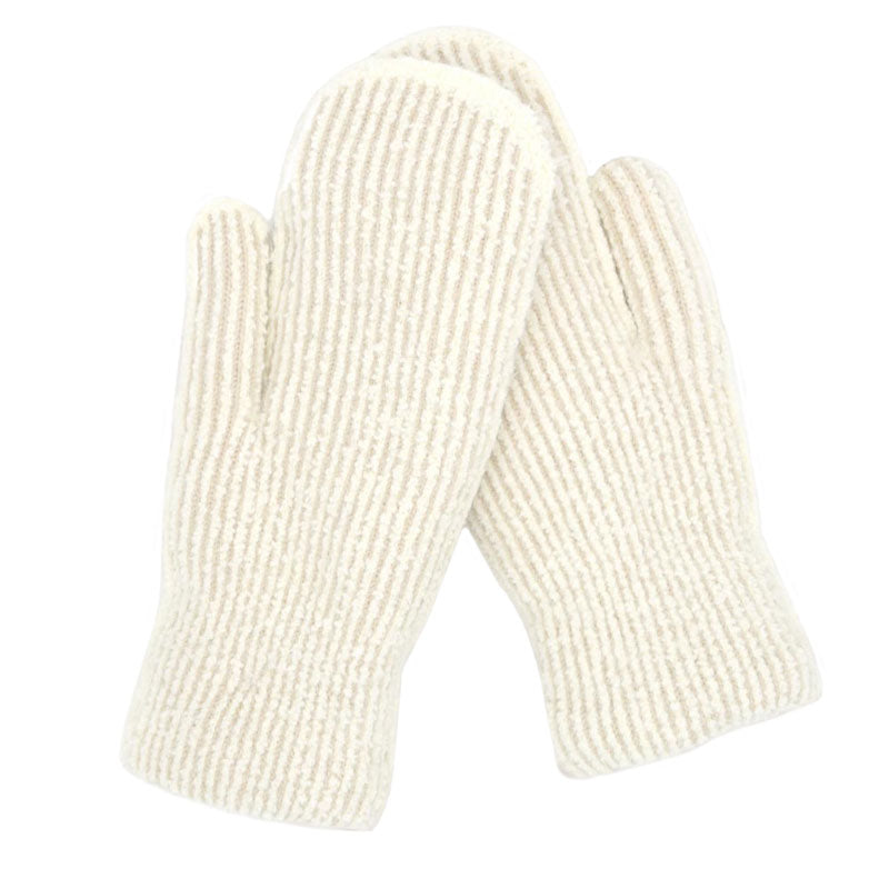 Ivory Fuzzy Stripe Mittens, are incomparable and ultimate luxurious pairs of gloves that enrich gorgeousness with beauty and luxe. It reveals your glamourous look and the perfection of choice and makes you warm and toasty in winter season and cold weather outside. It can be worn in cold days out, cold outings, parties, birthdays, New year eve, Christmas, etc. It is an absolutely awesome gift for the ones you love and care the most. Stay lovely, luxurious and toasty!