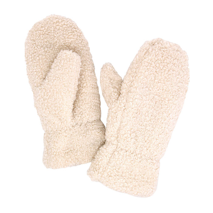Ivory Lining Teddy Bear Mitten Gloves, are extra warm, cozy, and beautiful teddy bear mittens that will protect you from the cold weather while you're outside and amp your beauty up in perfect style. It's a comfortable, padded gloves that will keep you perfectly warm and toasty. It's finished with a hint of stretch for comfort and flexibility. Wear gloves or a cover-up as a mitten to make your outfit gorgeous with luxe and comfortability. You will love these mitten gloves this season.