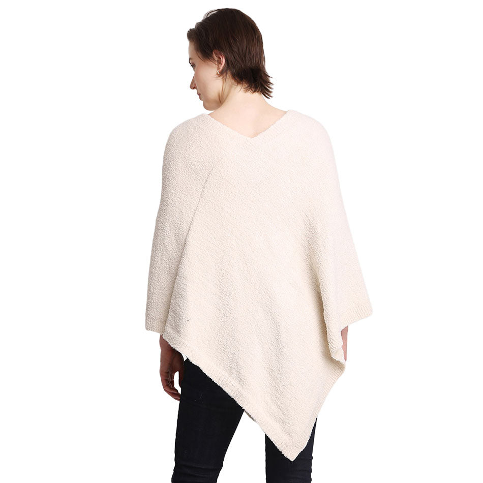 Ivory Soft Solid Poncho, these poncho is made of soft and breathable material. It keeps you absolutely warm and stylish at the same time! Easy to pair with so many tops. Suitable for Weekend, Work, Holiday, Beach, Party, Club, Night, Evening, Date, Casual and Other Occasions in Spring, Summer, and Autumn. Throw it on over so many pieces elevating any casual outfit! Perfect Gift for Wife, Mom, Birthday, Holiday, Anniversary, Fun Night Out.