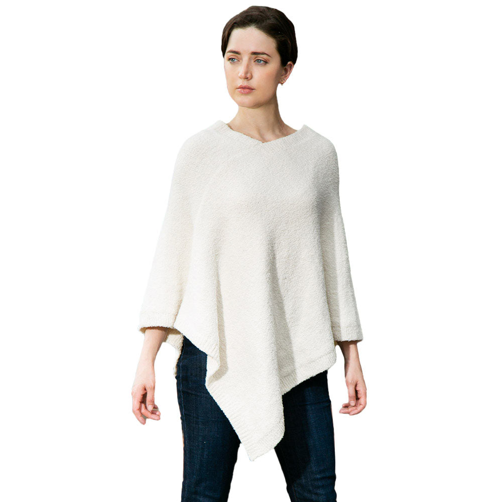 Ivory Soft Solid Poncho, these poncho is made of soft and breathable material. It keeps you absolutely warm and stylish at the same time! Easy to pair with so many tops. Suitable for Weekend, Work, Holiday, Beach, Party, Club, Night, Evening, Date, Casual and Other Occasions in Spring, Summer, and Autumn. Throw it on over so many pieces elevating any casual outfit! Perfect Gift for Wife, Mom, Birthday, Holiday, Anniversary, Fun Night Out.