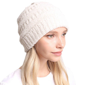Ivory Solid Color Soft Ribbed Beanie Hat Winter Hat; reach for this classic toasty hat to keep you nice and warm in the chilly winter weather, the wintry touch finish to your outfit. Perfect Gift Birthday, Christmas, Holiday, Anniversary, Stocking Stuffer, Secret Santa, Valentine's Day, Loved One, BFF