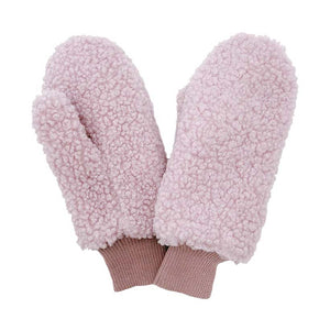 Lavender Solid Sherpa Mitten Gloves, are warm, cozy, and beautiful mittens that will protect you from the cold weather while you're outside and amp your beauty up in perfect style. It's a comfortable, soft brushed poly stretch knit that will keep you perfectly warm and toasty. It's finished with a hint of stretch for comfort and flexibility. Wear gloves or a cover-up as a mitten to make your outfit gorgeous with luxe and comfortability.