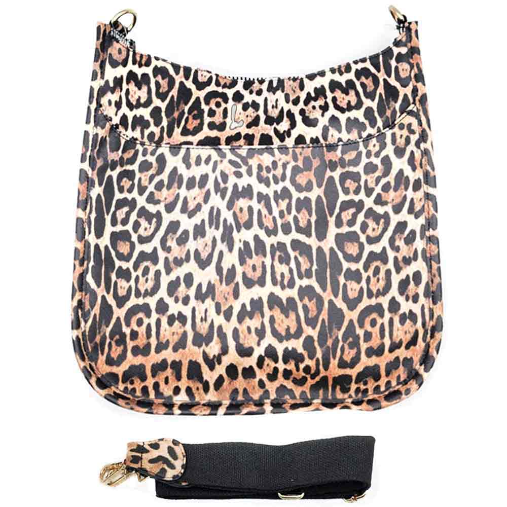 Leopard Patterned Faux Leather Crossbody Bag, This faux leopard patterned crossbody bag is uniquely detailed, featuring a bright giving this bag that sophisticated look. This gorgeous bag is going to be your absolute favorite new purchase! It features with adjustable and detachable handle strap, and an upper zipper closure. Ideal for keeping your money, bank cards, lipstick, and other outdoor essentials. It's versatile enough to carry with different outfits throughout the week.