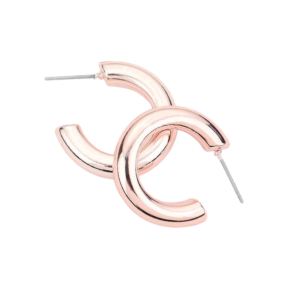 Light Pink Colored Hoop Earrings, this polished finish hoop design creates a feeling of understated elegance and sophistication look in any outfits. this is a versatile pair of earrings that can be worn with anything from casual weekend wear, to more mature office wear. These cute hoop earrings will never be out of style. The perfect accessory for the gift to send it as a gift to your mom, wife, daughter, sisters, friends or yourself.