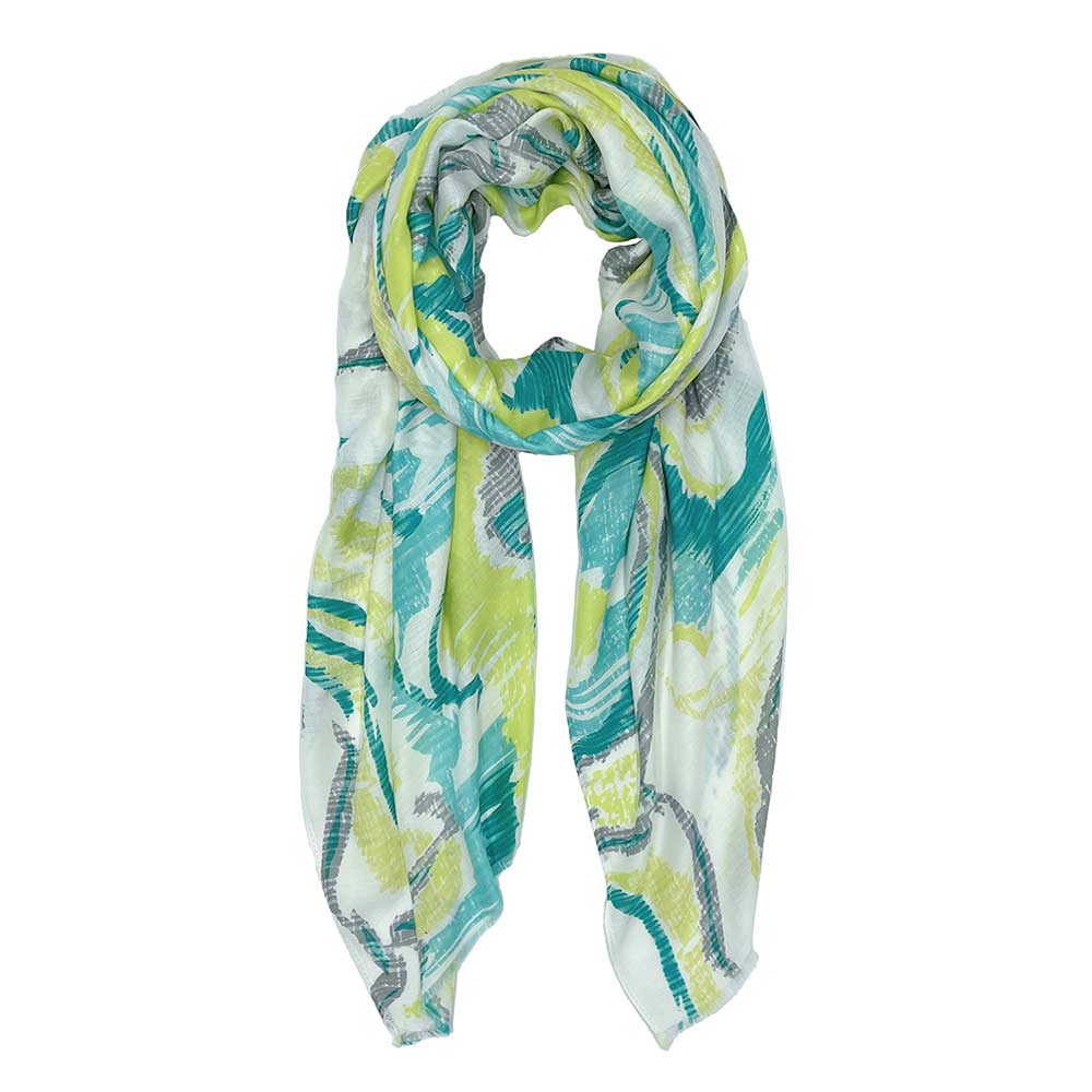 Lime Abstract Printed Oblong Scarf, This lightweight oblong scarf in soothing colors features a traditional Abstract design. The beautifully crafted design adds a gorgeous glow to any outfit. Suitable for holidays, Casual, or any Occasions in Spring, Summer, and Autumn. There is a perfect gift for any occasion.