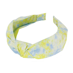 Lime Tie Dye Burnout Knot Headband, create a natural & beautiful look while perfectly matching your color with the easy-to-use Knot Burnout Headband. Add a super neat and trendy knot to any boring style. Perfect for everyday wear, special occasions, festivals, and more. Awesome gift idea for your loved one or yourself.