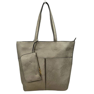 Mercury 3 In 1 Large Soft  Leather Women's Tote Handbags, There's spacious and soft leather tote offers triple the styling options. Featuring a spacious profile and a removable pouch makes it an amazing everyday go-to bag. Spacious enough for carrying any and all of your outgoing essentials. The straps helps carrying this shoulder bag comfortably. Perfect as a beach bag to carry foods, drinks, big beach blanket, towels, swimsuit, toys, flip flops, sun screen and more.