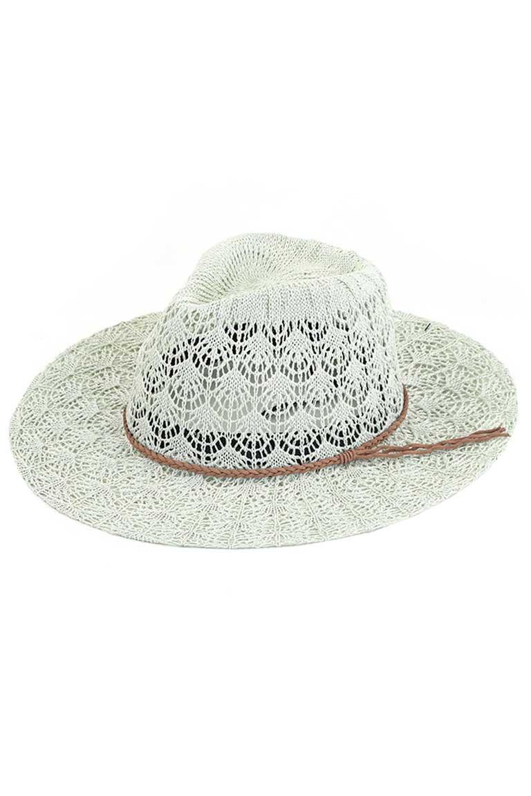 Mint C.C Horseshoe Lace Knitting Panama Hat, whether you’re basking under the summer sun at the beach, lounging by the pool, or kicking back with friends at the lake, a great hat can keep you cool and comfortable even when the sun is high in the sky. Comfortable, and perfect for keeping the sun off of your face, neck, and shoulders, ideal for travelers who are on vacation or just spending some time in the great outdoors.