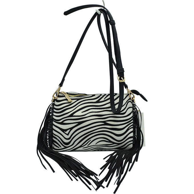 Multi 5 Trendy Cowprint Tassel Fringe Crossbody purse womens Handbag, This Cowprint handbag can be worn crossbody or on the shoulder. These comfortable handbag is made of high quality durable leather.This handbag features one big compartments, for your essentials and a little more. Show your trendy side with this awesome crossbody bag. Have fun and look stylish with its fringe details.