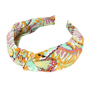 Multi Floral Patterned Burnout Knot Headband, create a natural & beautiful look while perfectly matching your color with the easy-to-use burnout knot headband. Push your hair back and spice up any plain outfit with this floral patterned headband! Be the ultimate trendsetter & be prepared to receive compliments wearing this chic headband with all your stylish outfits! 