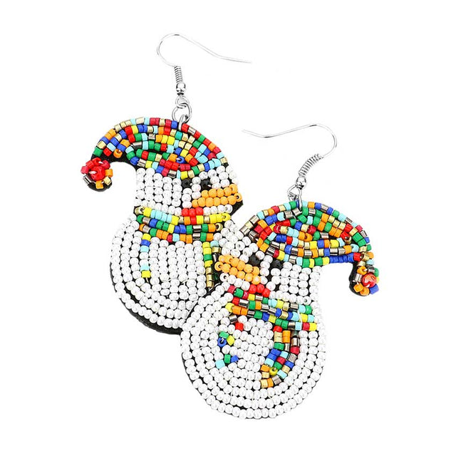 Multi Rhodium Felt Back Beaded Christmas Theme Duck Dangle Earrings, Perfect for the festive season, embrace the Christmas spirit with these cute Duck dangle earrings. Bring a smile to those who look at you. It will pair well with all your Christmas costume. Perfect Gift for Birthdays, Christmas, Stocking Stuffers, Secret Santa, BFF, etc. Awesome gift for birthday, Anniversary, Valentine‚Äôs Day or any special occasion.