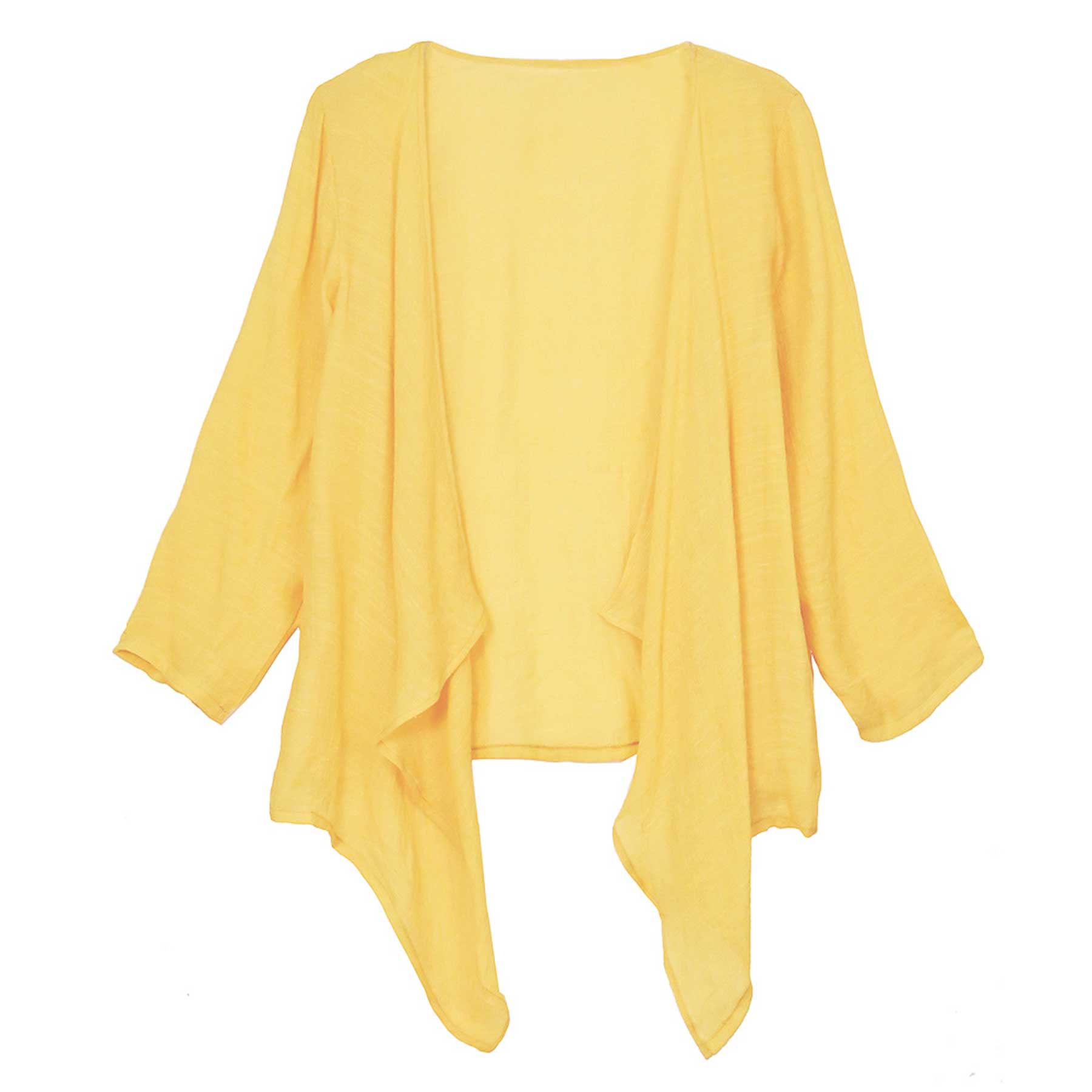 Mustard Front Tie Short Cardigan,  This Summer Cardigans are Made of high-quality material which is very soft and breathable for Women.  The added short edge gives better coverage with a feminine look. Front Tie Short Kimono suitable to wear with Jeans, Shorts, T-shirt, Midi Skirt and Dresses! Perfect for Vacation, Office, Home, Evening Party Spring, Summer and Fall.