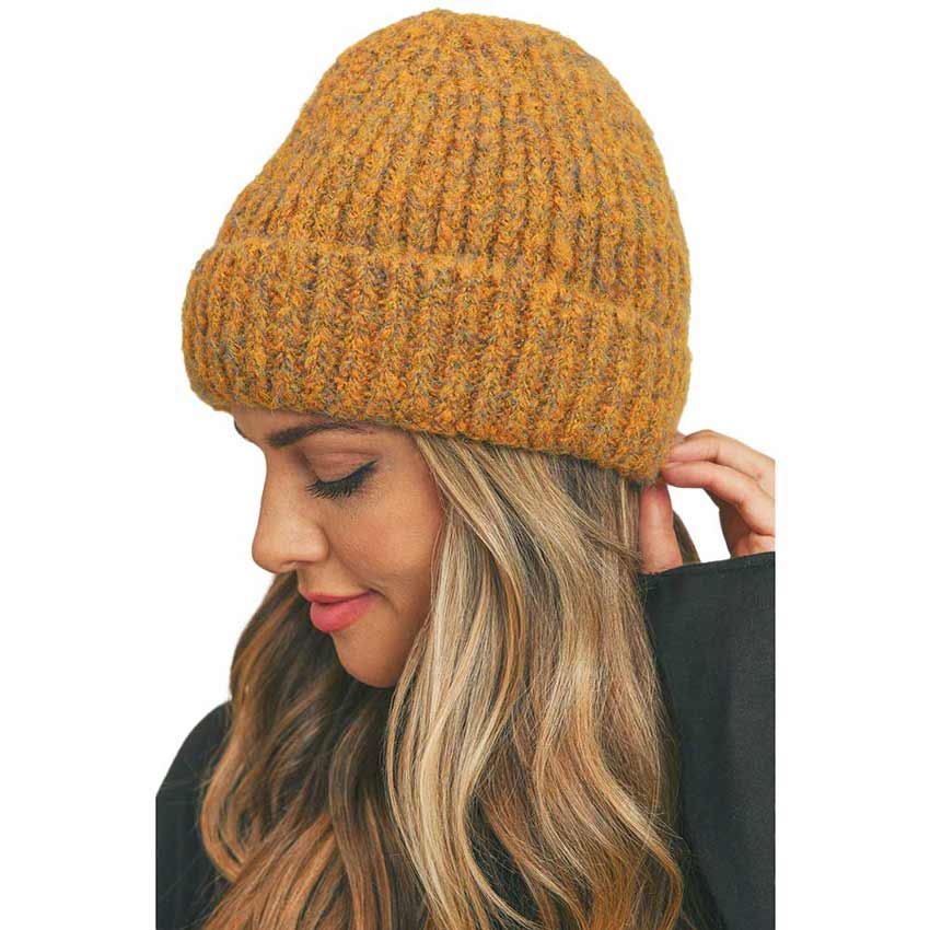 Mustard Fuzzy Mixed Color Knit Beanie, Take your winter outfit to the next level and have mixed color beanie, Comfortable beanie keep your head and ear warm during the winter. This beanie can be worn both casual and sophisticated wear and also perfect for outdoor fashion, including biking, camping, ice skating, snowboarding, running and more. Awesome winter gift accessory! 