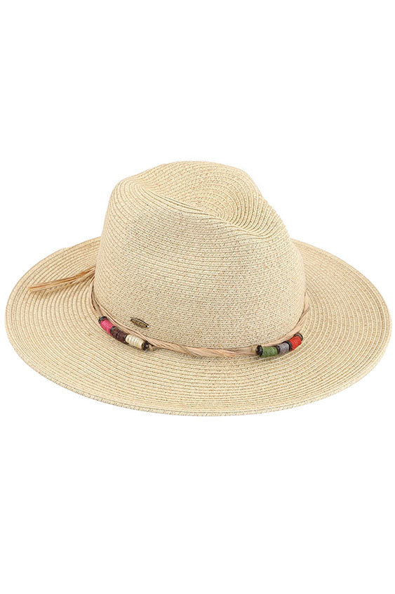 Natural C.C Multi Threaded Toggles Trim Panama Hat, whether you’re basking under the summer sun at the beach, lounging by the pool, or kicking back with friends at the lake, a great hat can keep you cool and comfortable even when the sun is high in the sky. Comfortable, and perfect for keeping the sun off of your face, neck, and shoulders, ideal for travelers who are on vacation or just spending some time in the great outdoors.
