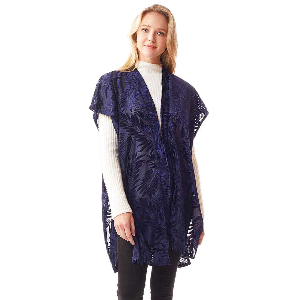 Leaf Patterned Velvet Shawl Winter Burnout Shawl Poncho Women Outwear Cover, the perfect accessory, luxurious, trendy, super soft chic capelet, keeps you warm & toasty. You can throw it on over so many pieces elevating any casual outfit! Perfect Gift Birthday, Holiday, Christmas, Anniversary, Wife, Mom, Special Occasion