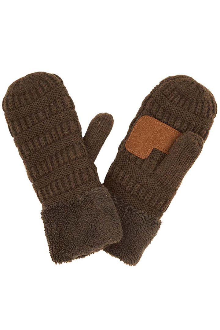 New Olive C C Solid Color Knitted Mitten Gloves, give your look so much more eye-catching with a solid color. It gives you a cozy feel, very fashionable, attractive, and cute looking in the winter season and cold days. This easy and classic glove is soft and muted. Before running out the door into the cool air, you’ll want to reach for these toasty gloves to keep your hands incredibly warm. An awesome pair of gloves that fits with any outfit with style.