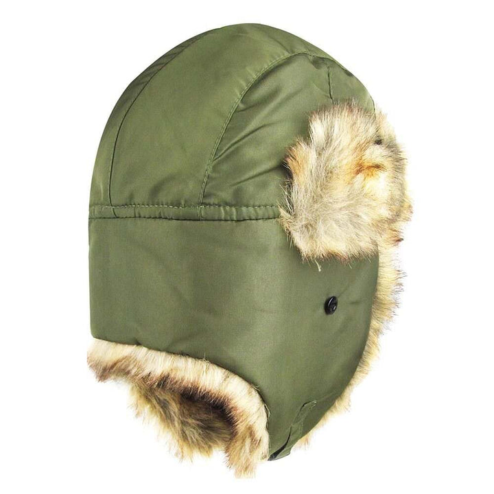 Faux Fur Trimmed Solid Trapper Hat Soft Faux Fur Hat Warm Fleece Lined Hat very comfortable winter hat is so soft, it’s plush Ear Flaps will keep you oh so warm, the faux fur lining keeps you toasty in the coldest weather. A cold winter must have! Perfect Gift Birthday, Christmas, Holiday, Anniversary, etc.