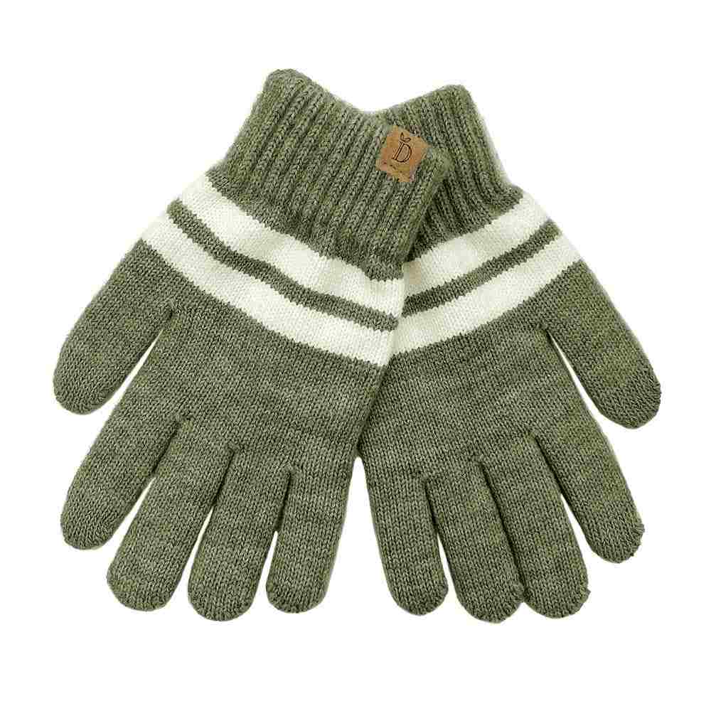 Olive Green Striped Knit Smart Touch Gloves , cozy design gives a trendy, chic style to any stylish winter wardrobe. An eye-catching colorblock, tech-friendly, stretches for snug fit. Perfect Birthday Gift , Christmas Gift , Anniversary Gift, Regalo Navidad, Regalo Cumpleanos, Valentine's Day Gift, Regalo Dia del Amor