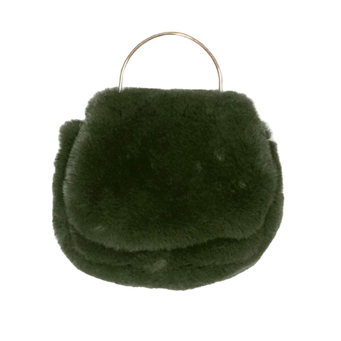 Olive Green Solid Faux Fur Tote Crossbody Bag. This high quality Tote Crossbody Bag is both unique and stylish. Suitable for money, credit cards, keys or coins and many more things, light and gorgeous. perfectly lightweight to carry around all day. Look like the ultimate fashionista carrying this trendy faux fur Tote Crossbody Bag! Perfect Birthday Gift, Anniversary Gift, Mother's Day Gift, Graduation Gift, Valentine's Day Gift.