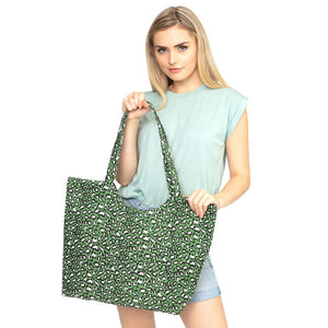 Olive Solid Leopard Print Jute Tote Bag, Look like the ultimate fashionista with these Tote Bag! Add something special to your outfit! This fashionable bag will be your new favorite accessory. Perfect Birthday Gift, Anniversary Gift, Mother's Day Gift, Graduation Gift, Valentine's Day Gift.