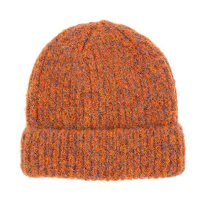 Orange Fuzzy Mixed Color Knit Beanie, Take your winter outfit to the next level and have mixed color beanie, Comfortable beanie keep your head and ear warm during the winter. This beanie can be worn both casual and sophisticated wear and also perfect for outdoor fashion, including biking, camping, ice skating, snowboarding, running and more. Awesome winter gift accessory! 