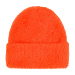 Orange Fuzzy Solid Beanie Hat, wear it with any outfit before running out of the door into the cool air to keep yourself warm and toasty and absolutely unique. You’ll want to reach for this toasty beanie to stay trendy on any occasion at any place. Accessorize the fun way with this fuzzy solid Beanie Hat. It's an awesome winter gift accessory for Birthdays, Christmas, Stocking stuffers, holidays, anniversaries, and Valentine's Day to friends, family, and loved ones. Happy winter!