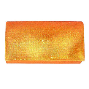 Orange One Inside Slip Pocket Shimmery Evening Clutch Bag, This high quality evening clutch is both unique and stylish. perfect for money, credit cards, keys or coins, comes with a wristlet for easy carrying, light and simple. Look like the ultimate fashionista carrying this trendy Shimmery Evening Clutch Bag!