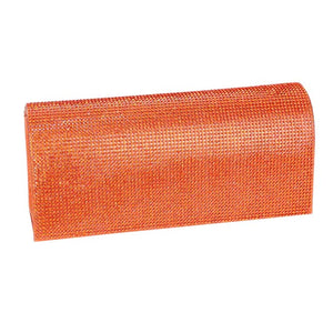 Orange Shimmery Evening Clutch Bag, This evening purse bag is uniquely detailed, featuring a bright, sparkly finish giving this bag that sophisticated look that works for both classic and formal attire, will add a romantic & glamorous touch to your special day. This is the perfect evening purse for any fancy or formal occasion when you want to accessorize your dress, gown or evening attire during a wedding, bridesmaid bag, formal or on date night.