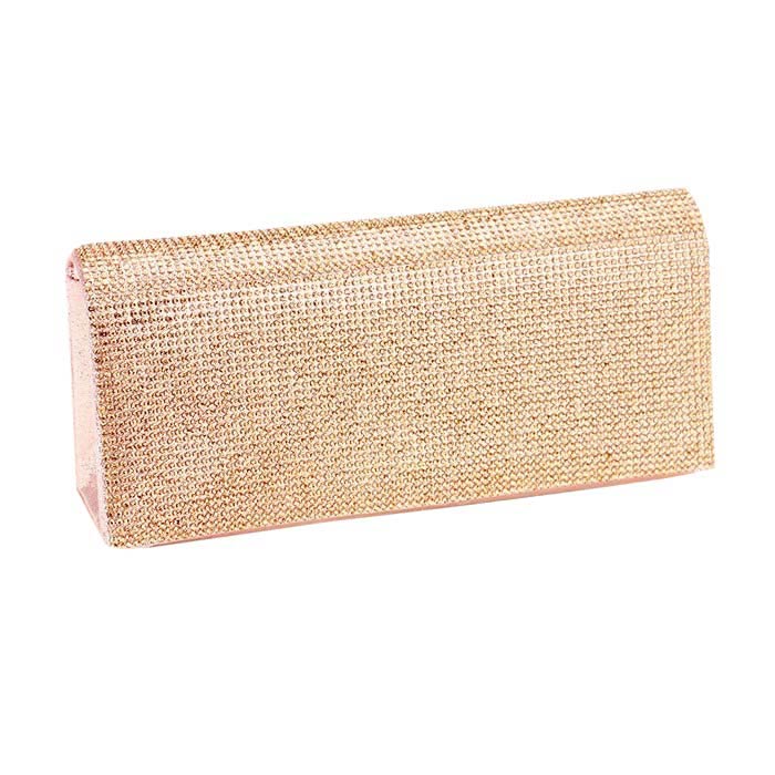 Peach Shimmery Evening Clutch Bag, This evening purse bag is uniquely detailed, featuring a bright, sparkly finish giving this bag that sophisticated look that works for both classic and formal attire, will add a romantic & glamorous touch to your special day. This is the perfect evening purse for any fancy or formal occasion when you want to accessorize your dress, gown or evening attire during a wedding, bridesmaid bag, formal or on date night.