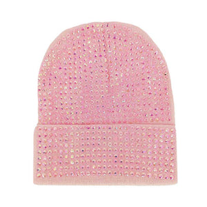 Pink Bling Studded Beanie Hat, The beanie hat is made of soft, gentle, skin-friendly, and elastic fabric, which is very comfortable to wear. This exquisite design is embellished with shimmering Bling Studded for the ultimate glam look! It provides warmth to your head and ears, protects you from the wind, and becomes your ideal companion in spring, autumn and winter. Suitable for wearing for a variety of outdoor activities, such as shopping, hiking, biking, mountaineering, rock climbing, etc.