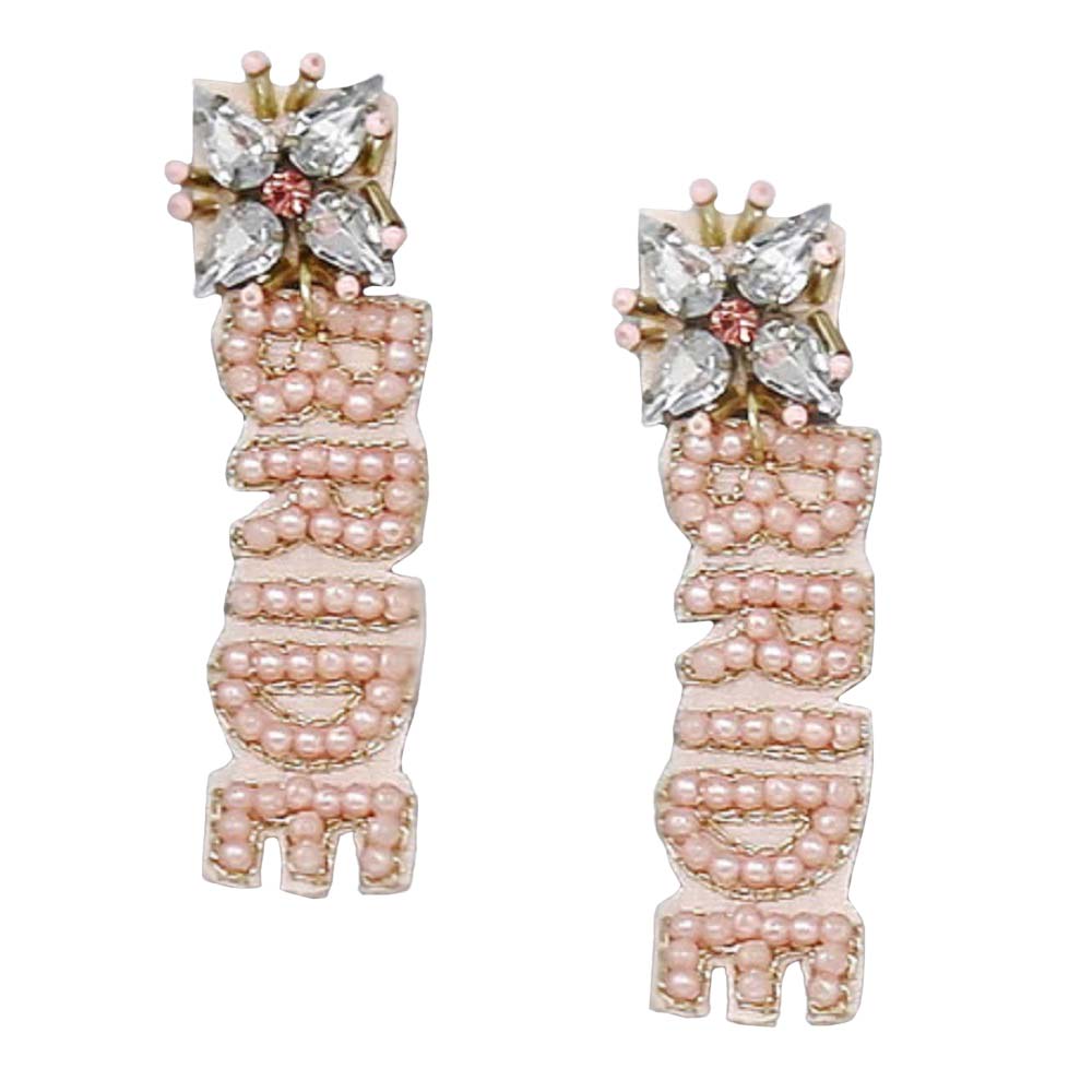 White Bride Pearl Beaded Drop Earrings, jewelry that fits your lifestyle, adding a pop of pretty color. Enhance your attire with these vibrant beautiful Bride Pearl Beaded Drop Earrings to dress up or down your look at any festival. These are excellent gift ideas for your bride, or bridesmaid, or a special treat for yourself
