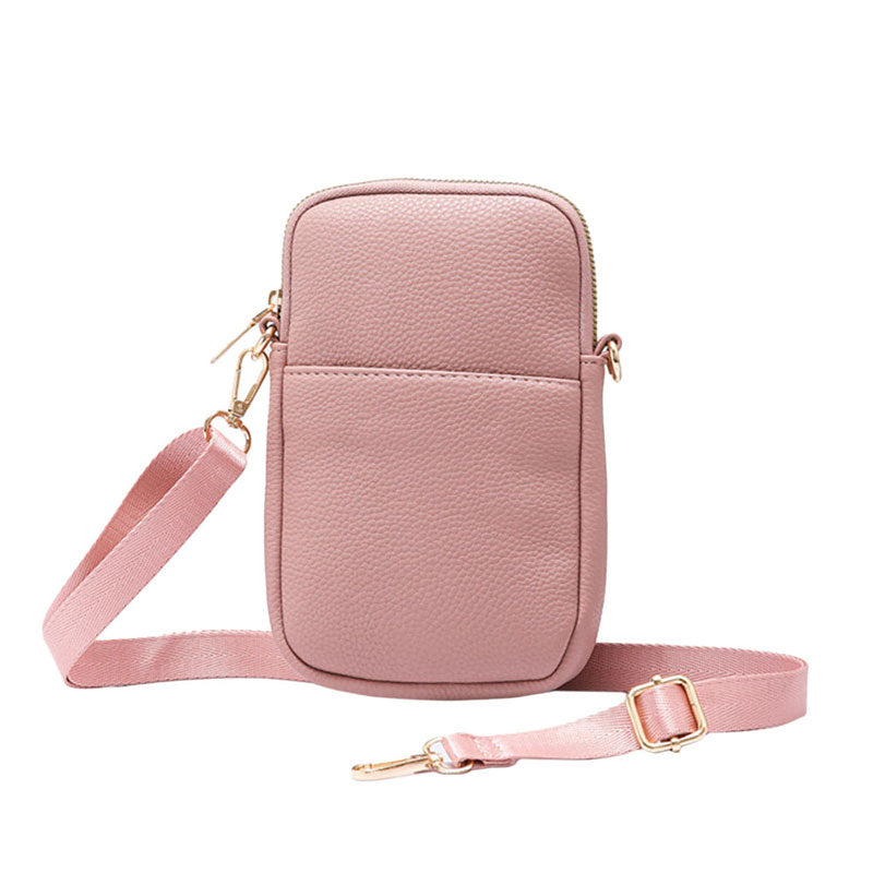Pink Faux Leather Rectangle Crossbody Bag, This high-quality faux leather fashion crossbody features one front slip pocket and one inside slip pocket, and secured zipper closure at the top, this bag will be your new go-to! These beautiful and trendy Crossbody bag have adjustable and detachable hand straps that make your life more comfortable. This Simple fashion design crossbody bag for women keep your hands free while shopping, dating, traveling, and in outdoor sport. 